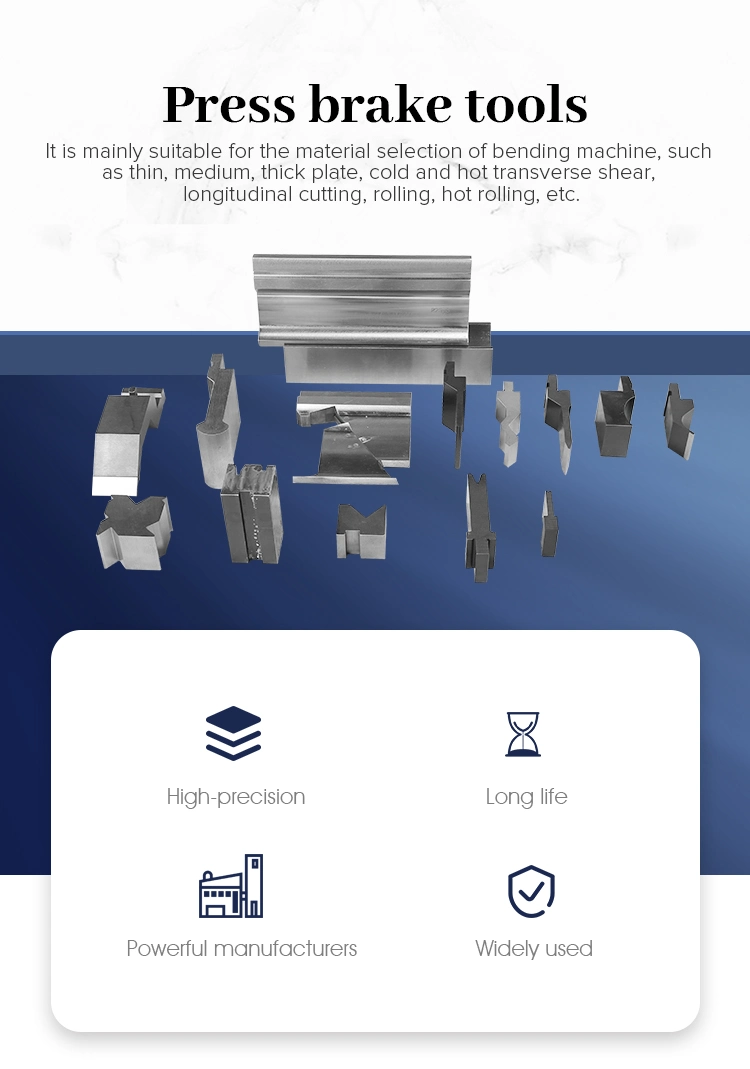 Top Sale Steel Hydraulic Bending Brake Press Brake Machine Tooling Dies